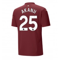 Camiseta Manchester City Manuel Akanji #25 Tercera Equipación 2024-25 manga corta